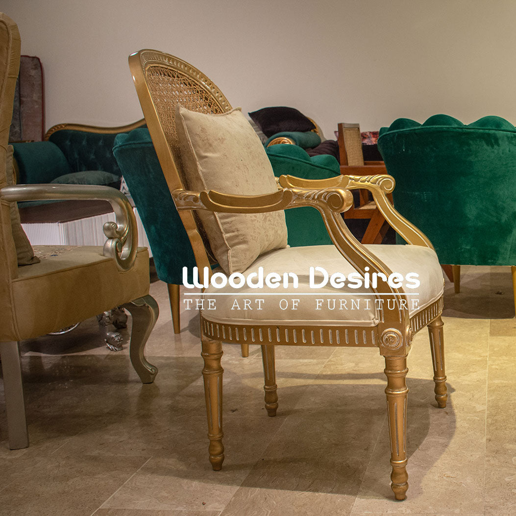 French Cane Chairs