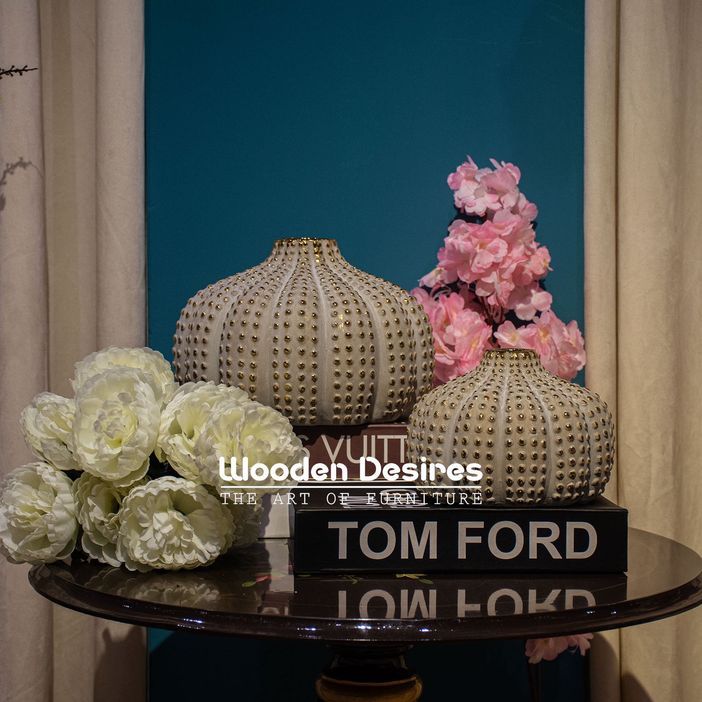 Urchin Ceramic Vase Set