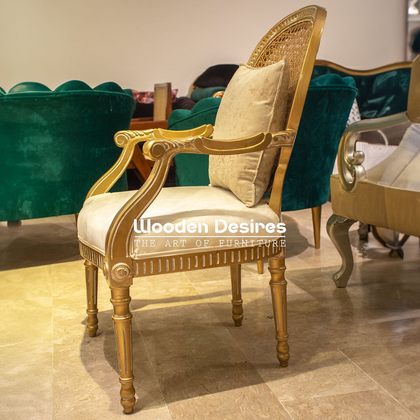 French Cane Chairs