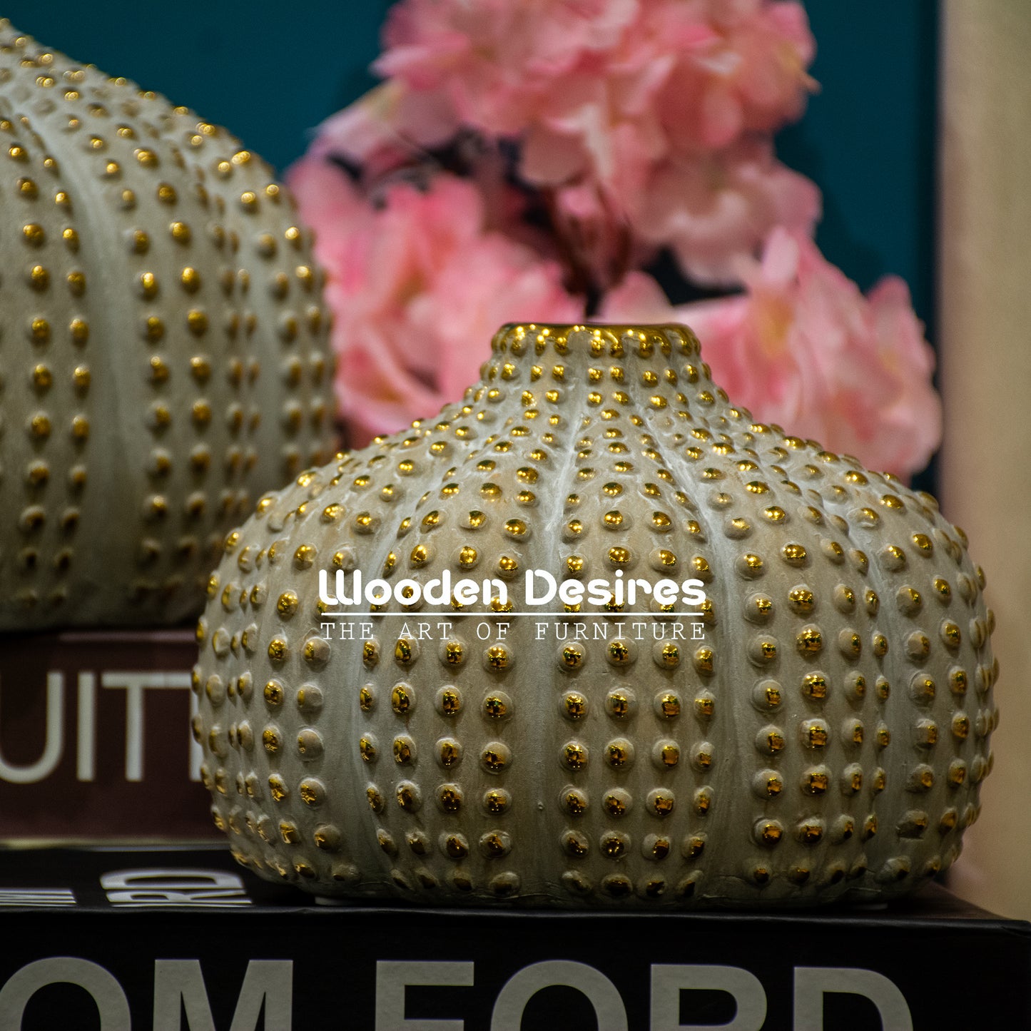 Urchin Ceramic Vase Set