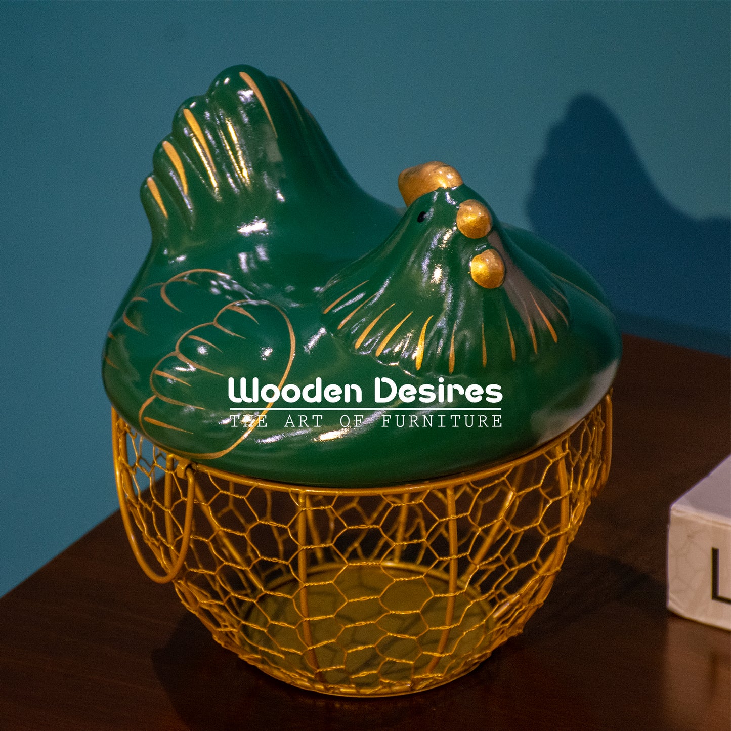 Hen Style Egg Storage Basket