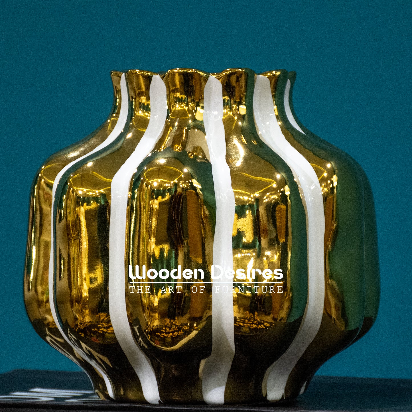 Luxury Pumpkin-Shaped Ceramic Vase