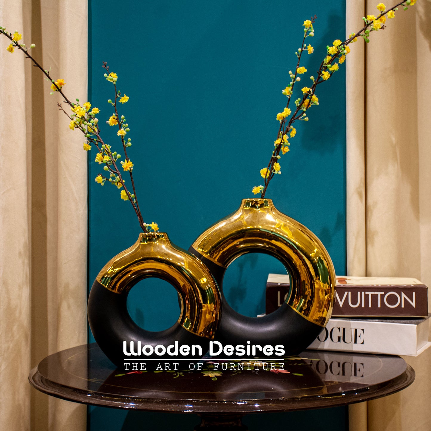 Donut Modern Vase Set for Home Decor