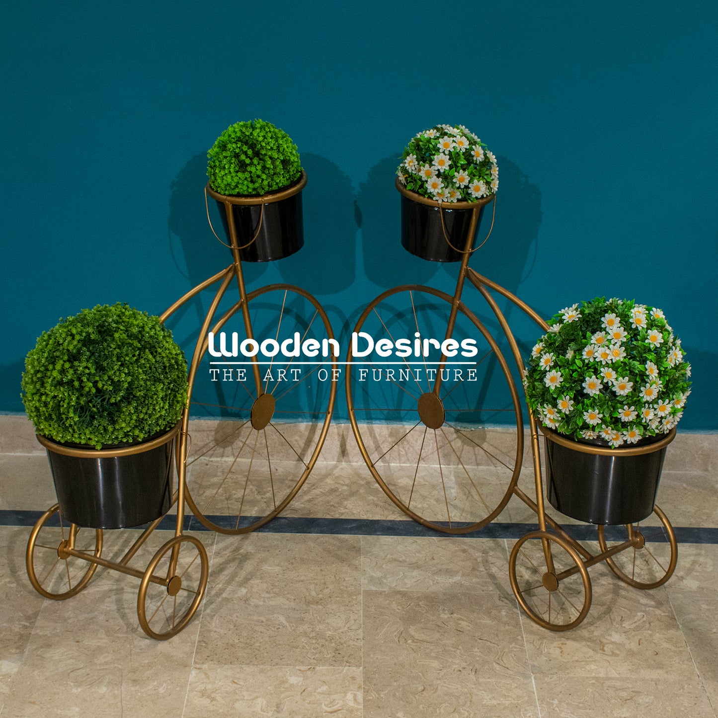 Vintage Bicycle Planter