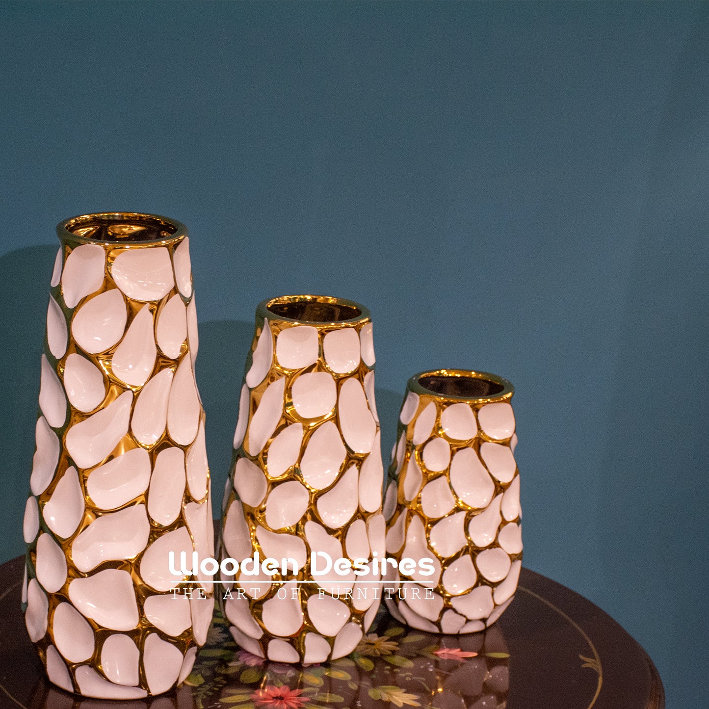 Pebble Ceramic Vase Set