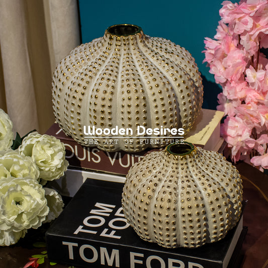 Urchin Ceramic Vase Set