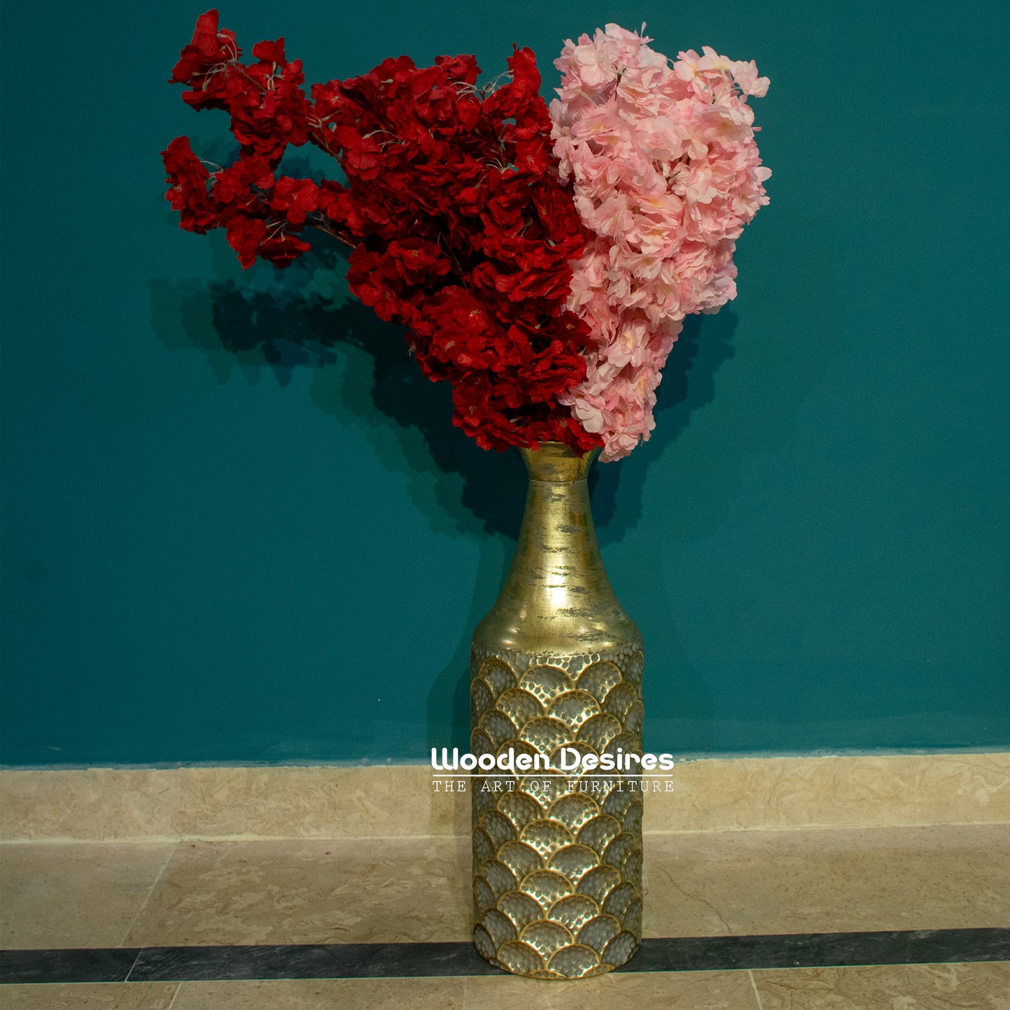 Shell Design Floor Vase