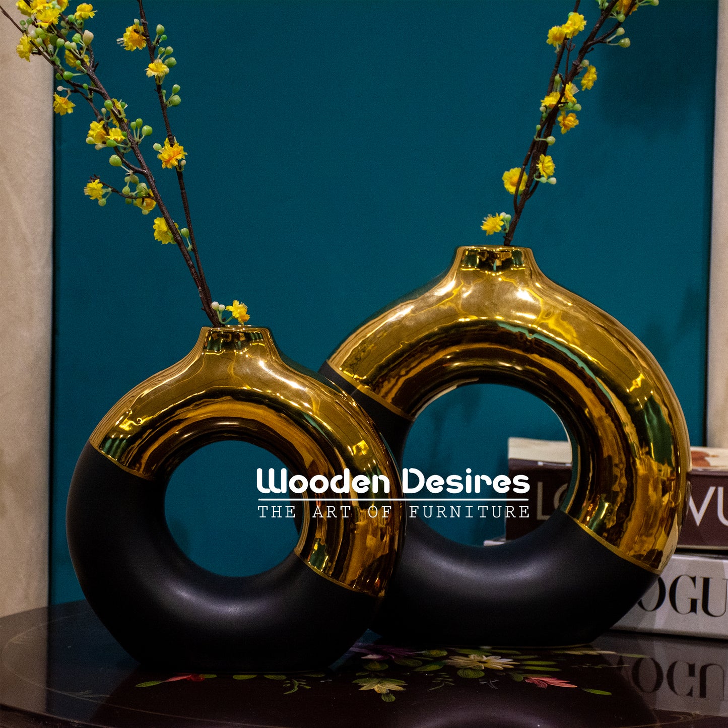 Donut Modern Vase Set for Home Decor