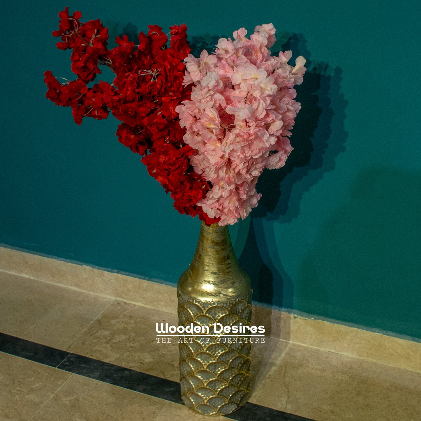 Shell Design Floor Vase