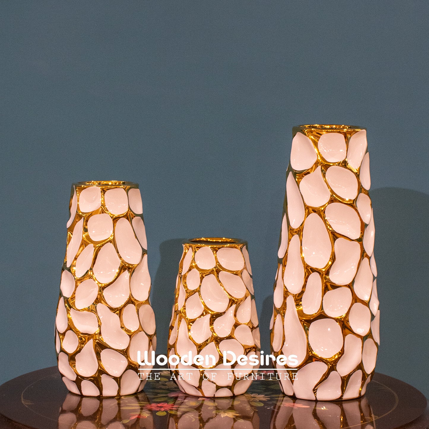 Pebble Ceramic Vase Set