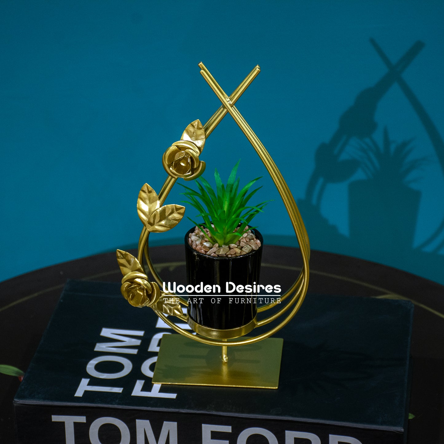 Golden Rose Planter