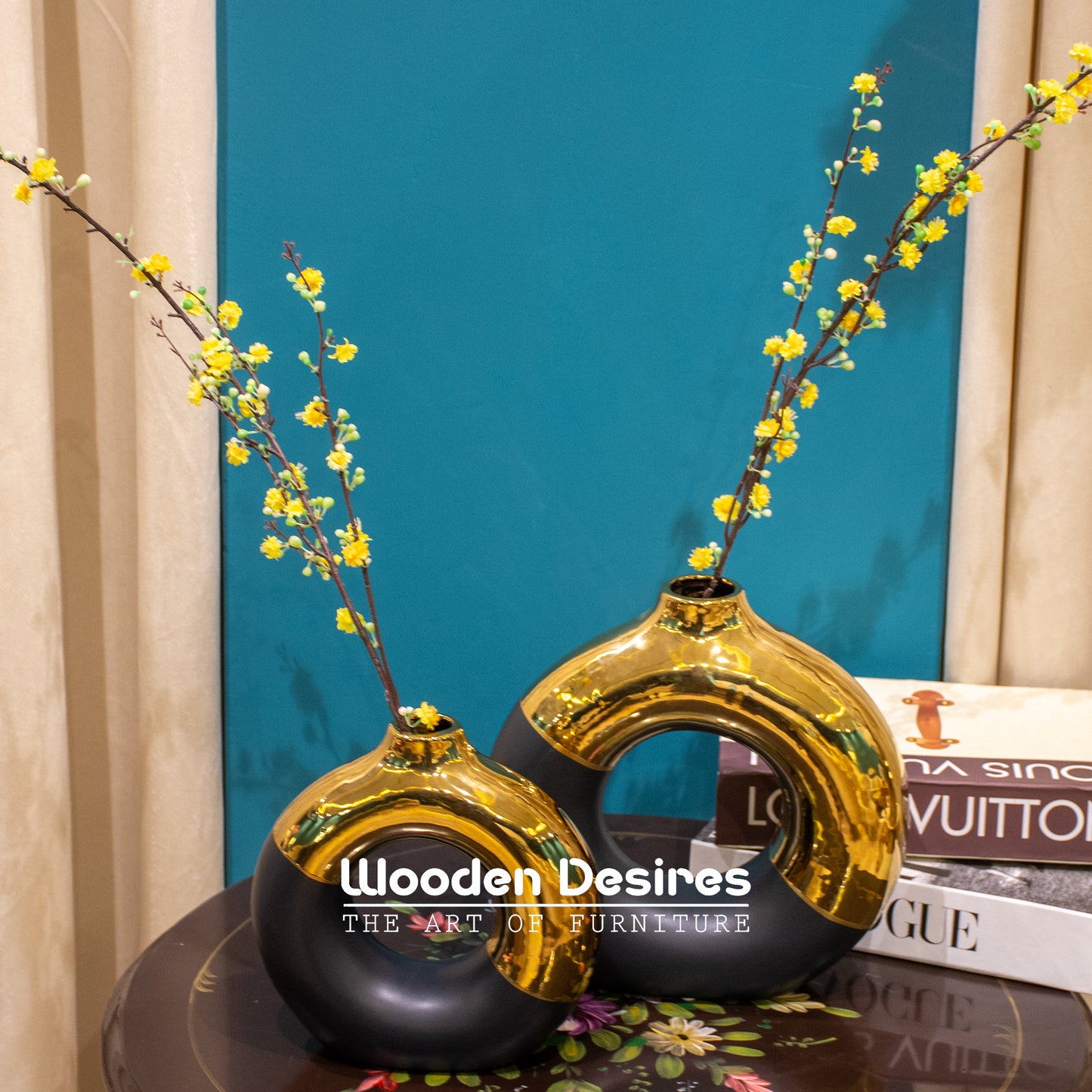 Donut Modern Vase Set for Home Decor