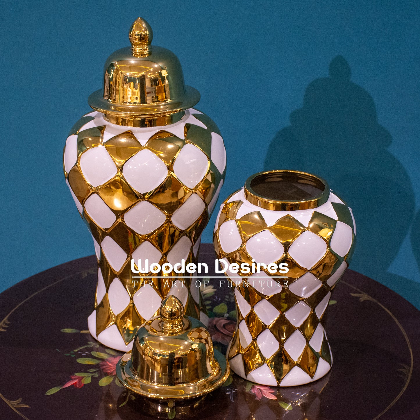 Luxurious Candy Jar Set | Ceramic Jar Set For Home Decor