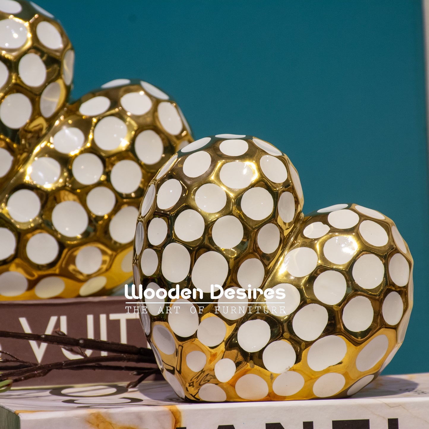 Luxury Heart Ceramic Pair