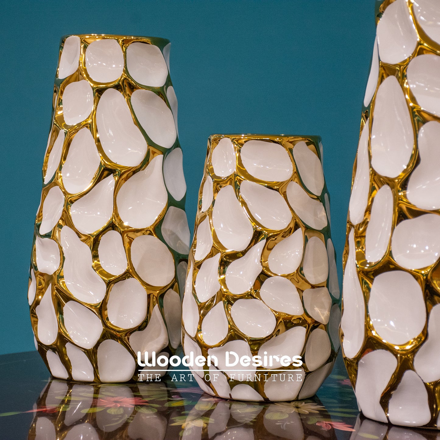 Pebble Ceramic Vase Set