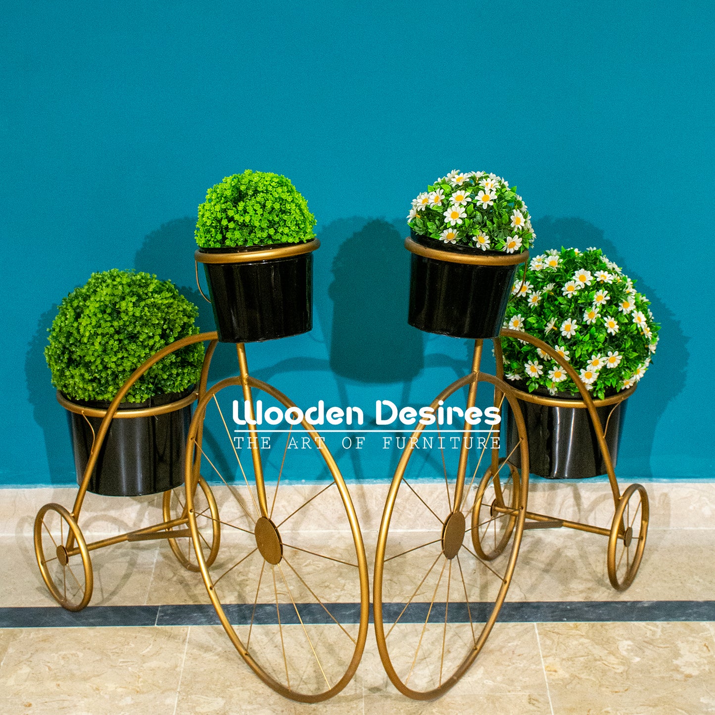 Vintage Bicycle Planter