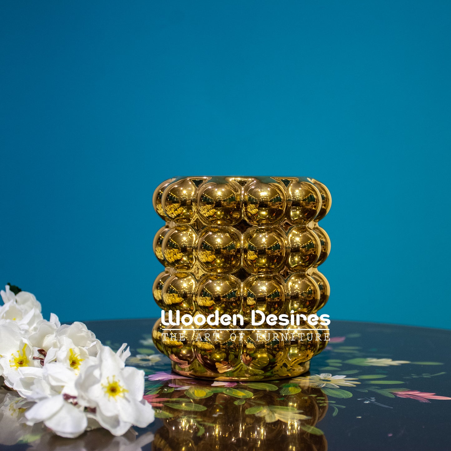 Luxury Bubble Textured Ceramic Vase
