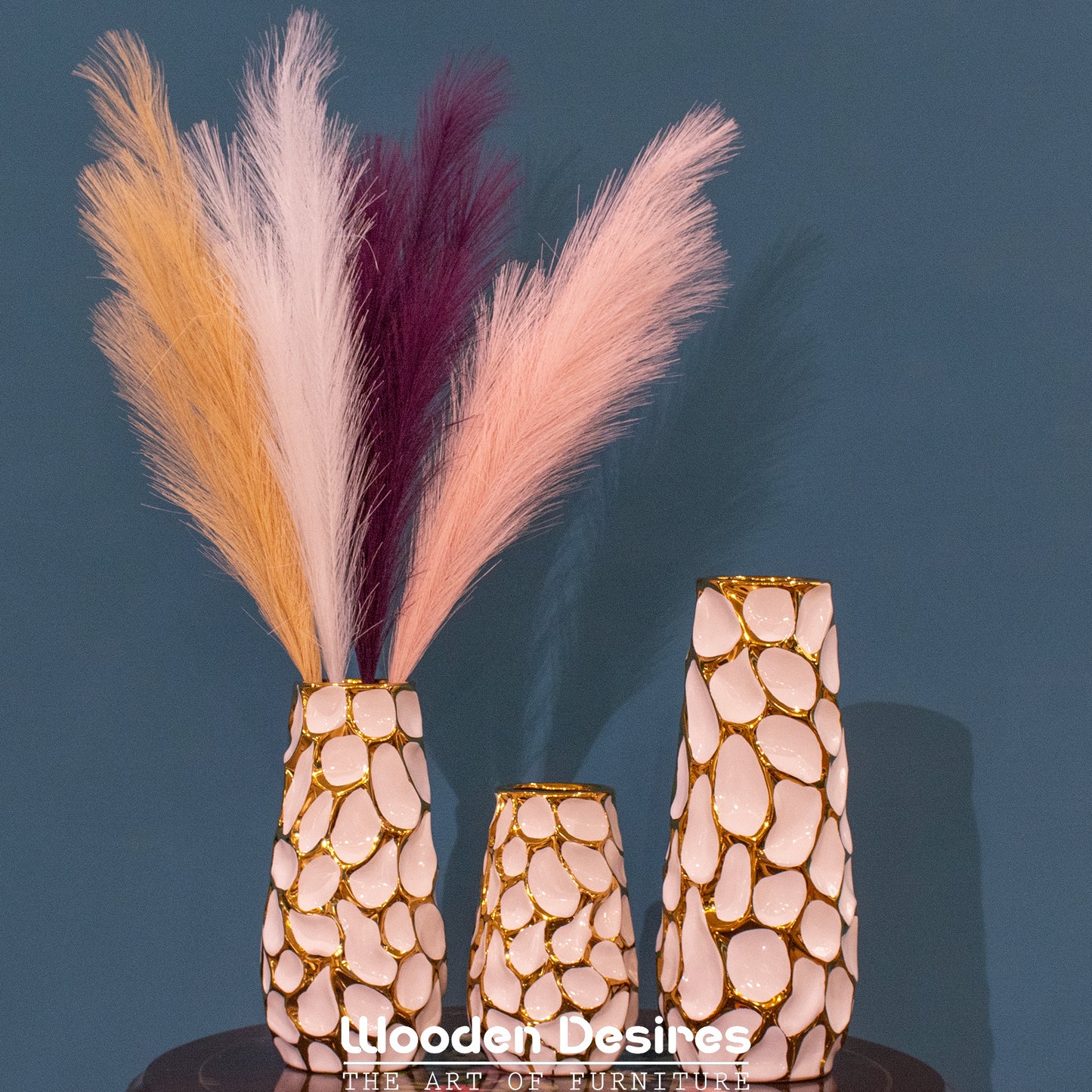 Pebble Ceramic Vase Set