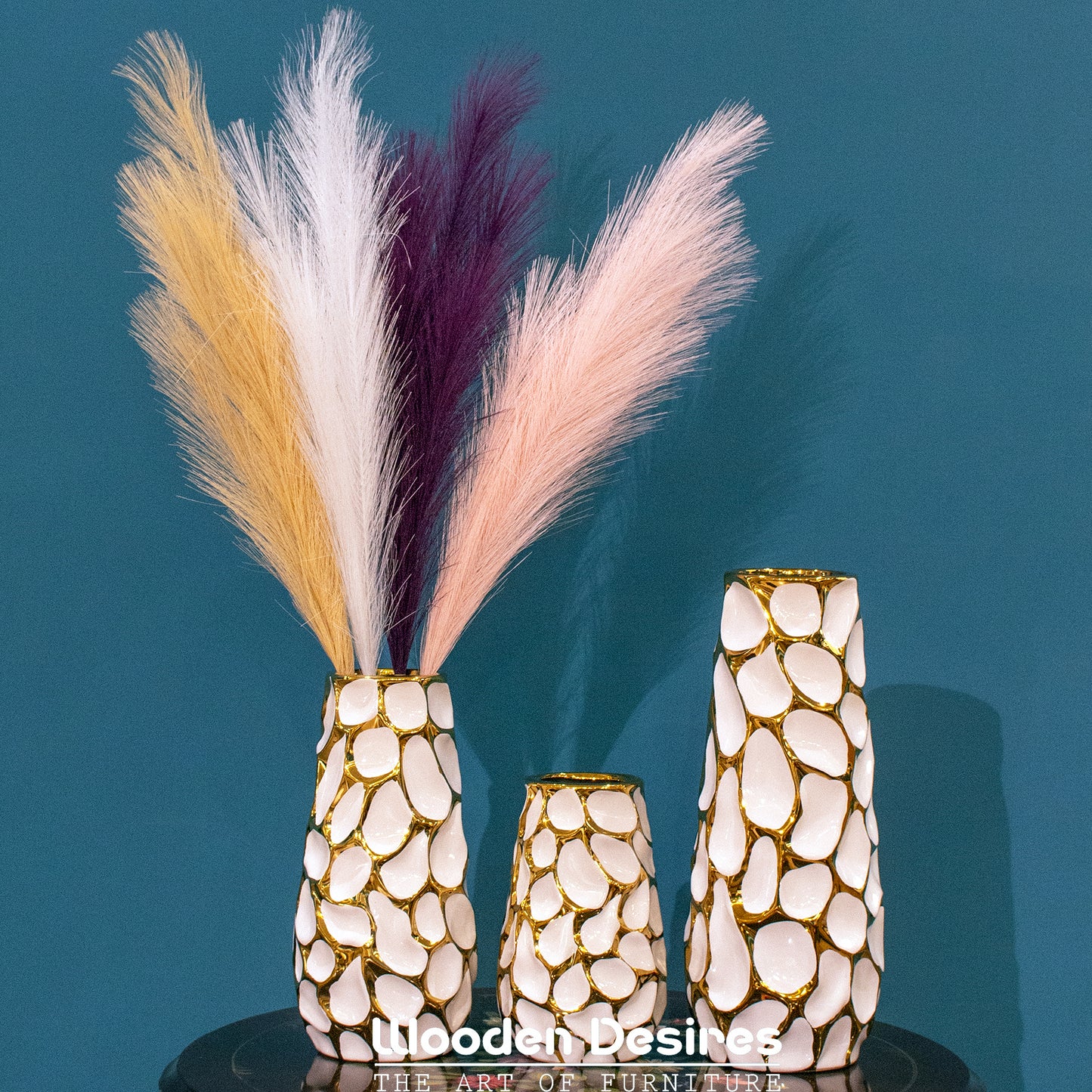 Pebble Ceramic Vase Set