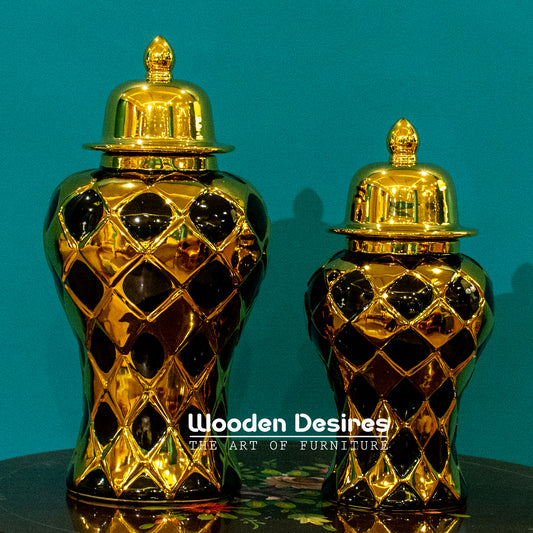 Luxurious Candy Jar Set | Ceramic Jar Set For Home Decor