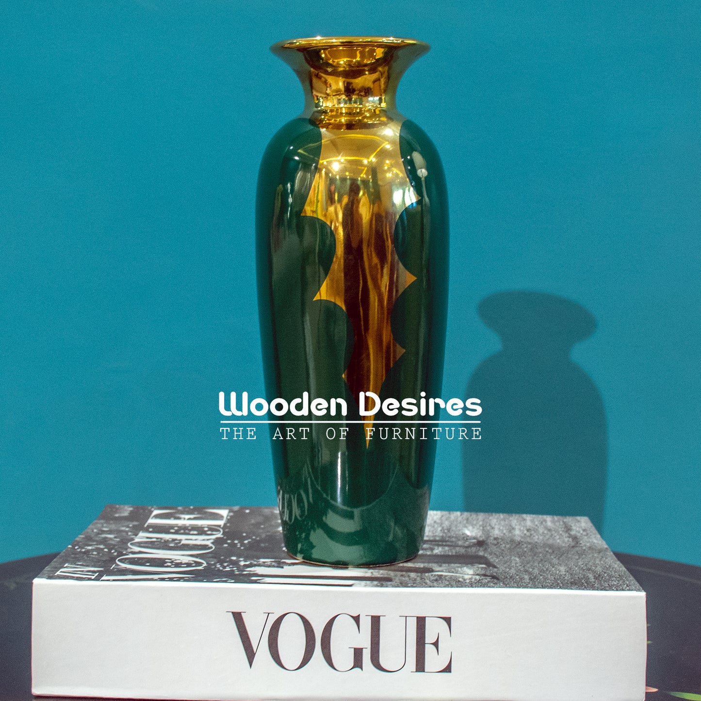 Green Gold Vase